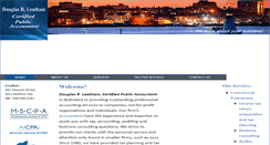 Desktop Screenshot of leatham-cpa.com